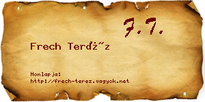 Frech Teréz névjegykártya